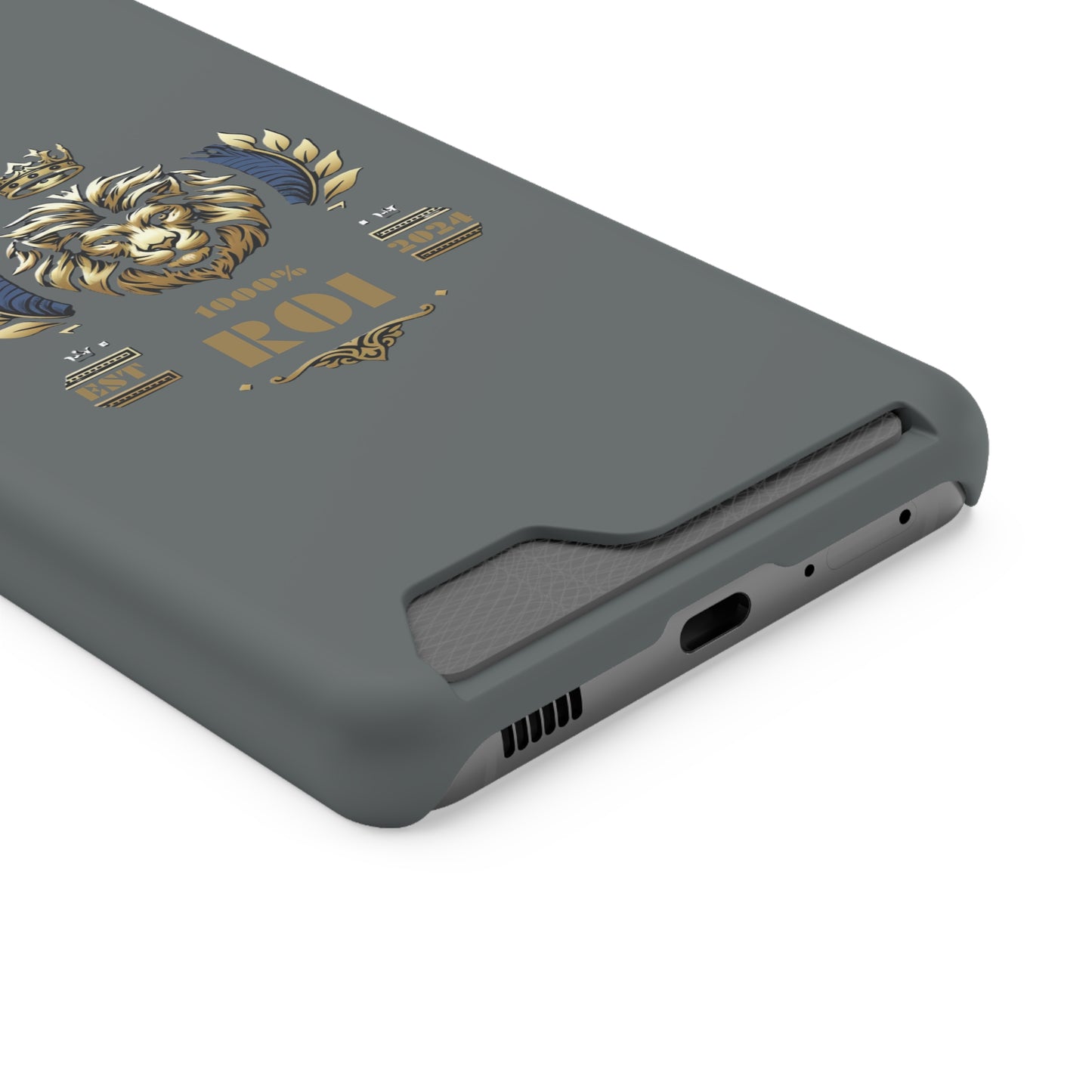 1000%ROI Phone Case With Card Holder (Compatible with iPhone 13, and Samsung Galaxy S21, S22 models)