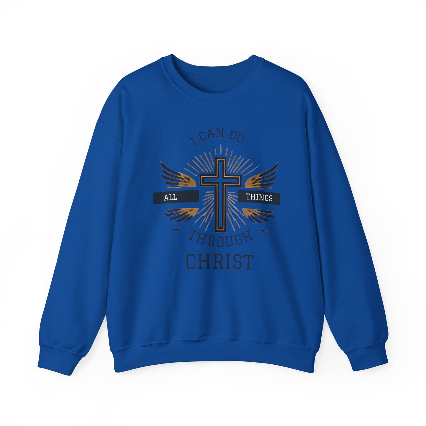 All Things Through Christ Unisex Heavy Blend™ Crewneck Sweatshirt
