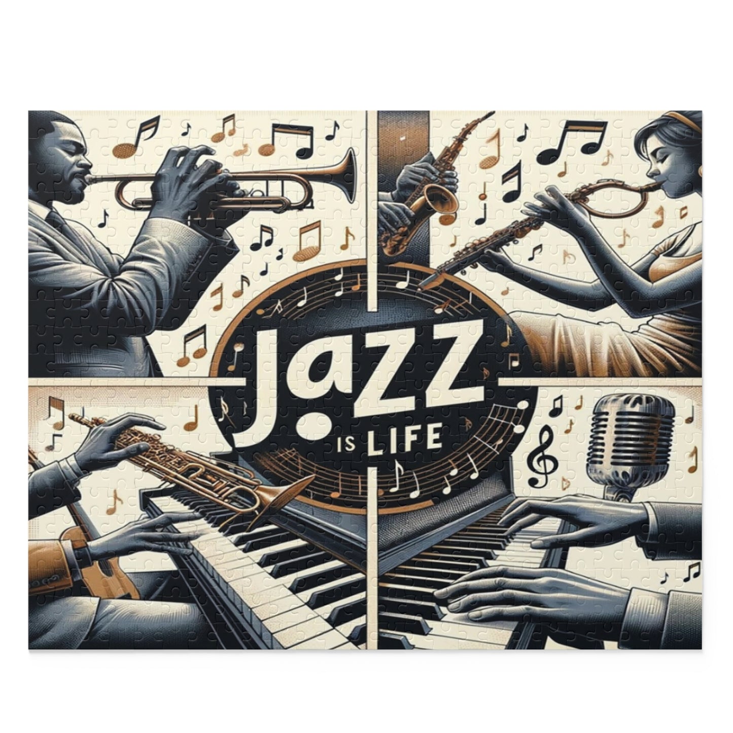 Jazz Is Life Puzzle (120, 252, 500-Piece)