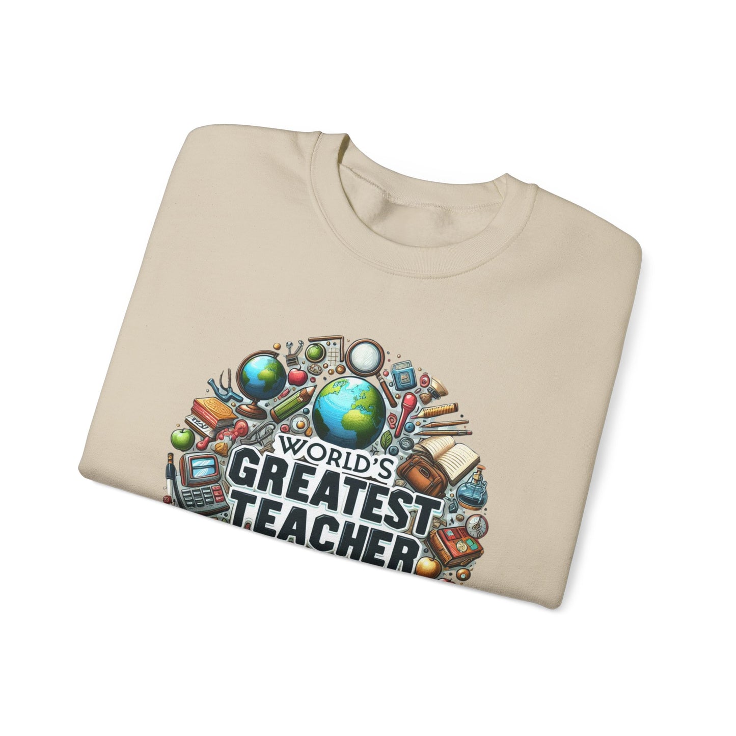 World's Greatest Teacher - Unisex Heavy Blend™ Crewneck Sweatshirt (G3)