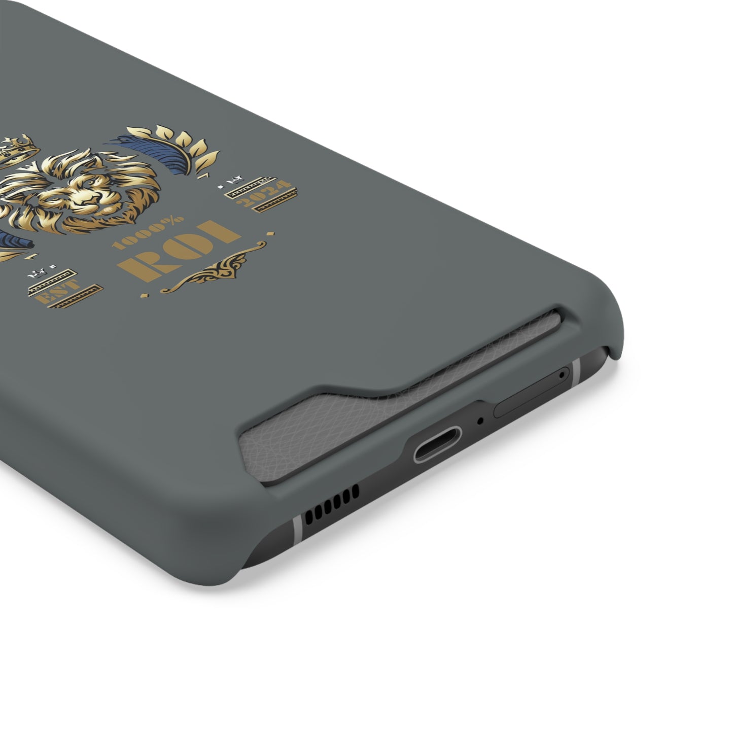 1000%ROI Phone Case With Card Holder (Compatible with iPhone 13, and Samsung Galaxy S21, S22 models)