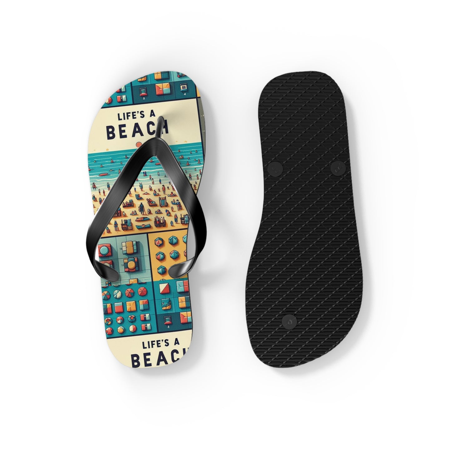 Life's A Beach Flip Flops