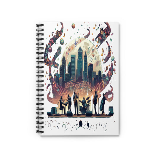 Jazz Festival 2024 Spiral Notebook - Ruled Line