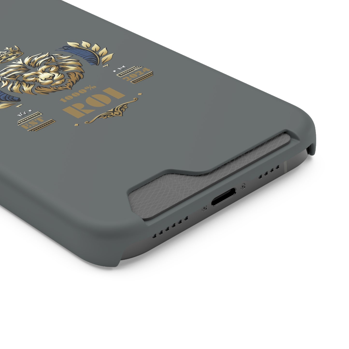 1000%ROI Phone Case With Card Holder (Compatible with iPhone 13, and Samsung Galaxy S21, S22 models)
