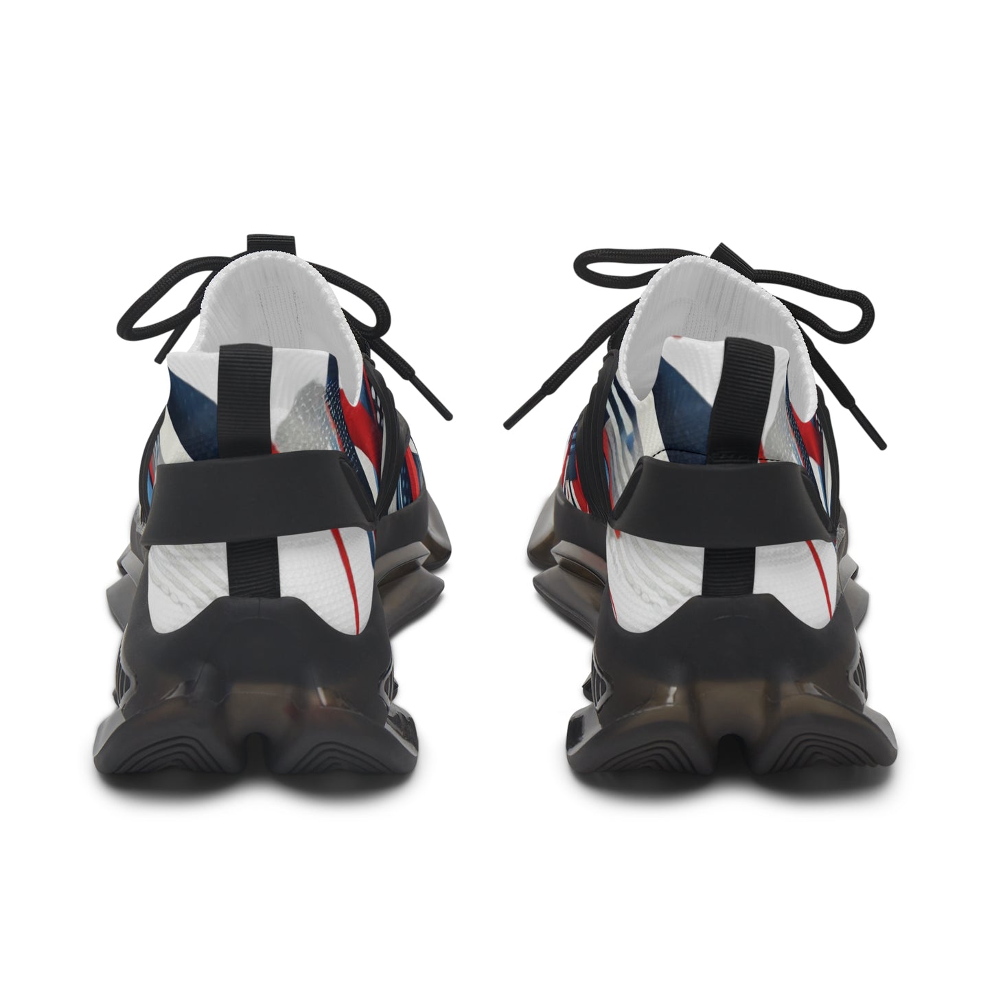 ColorBlast in Red, White, and Blue Women's Mesh Sneakers