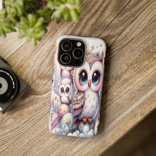 Cutesy Owl Impact-Resistant Phone Cases