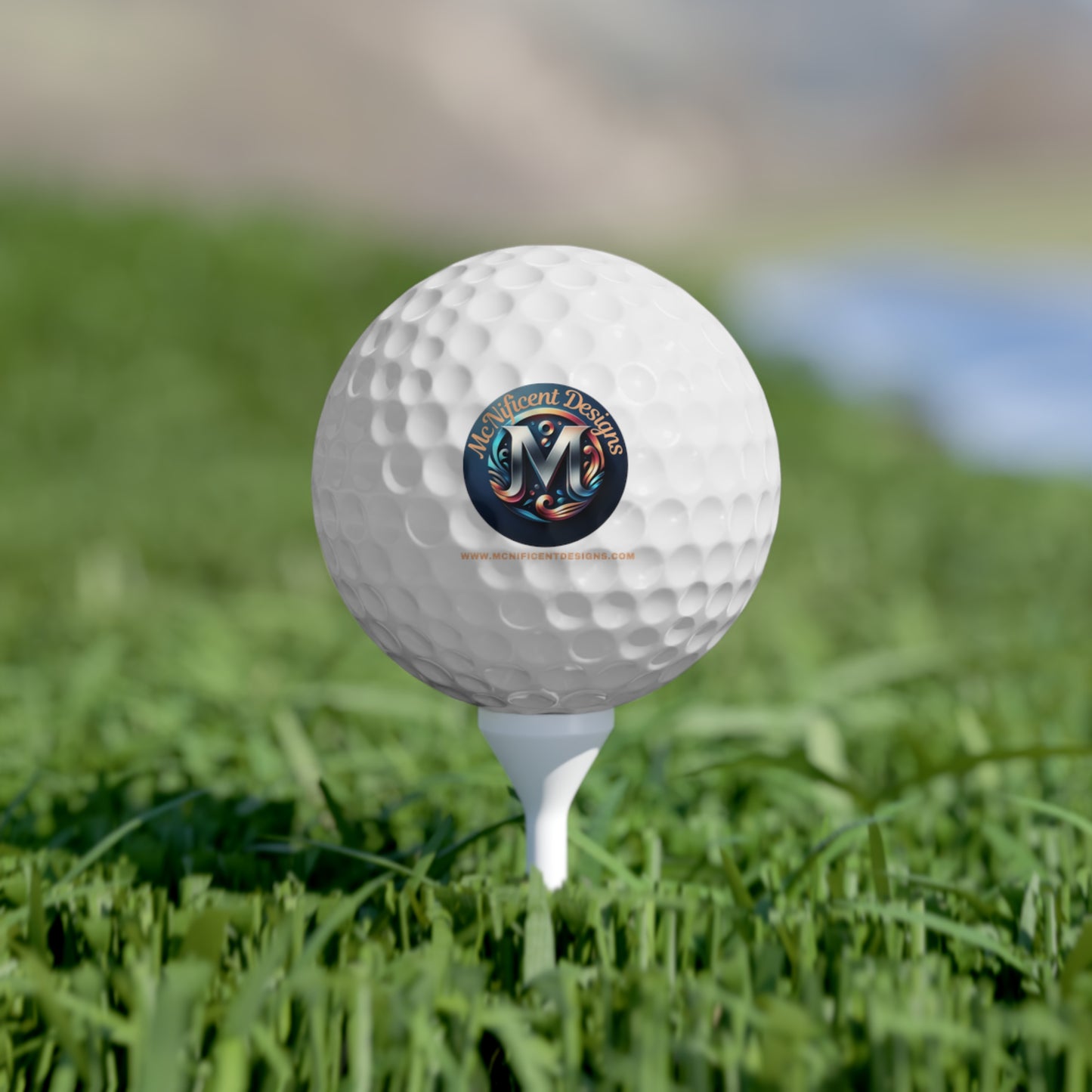 McNificent Designs Golf Balls, 6pcs