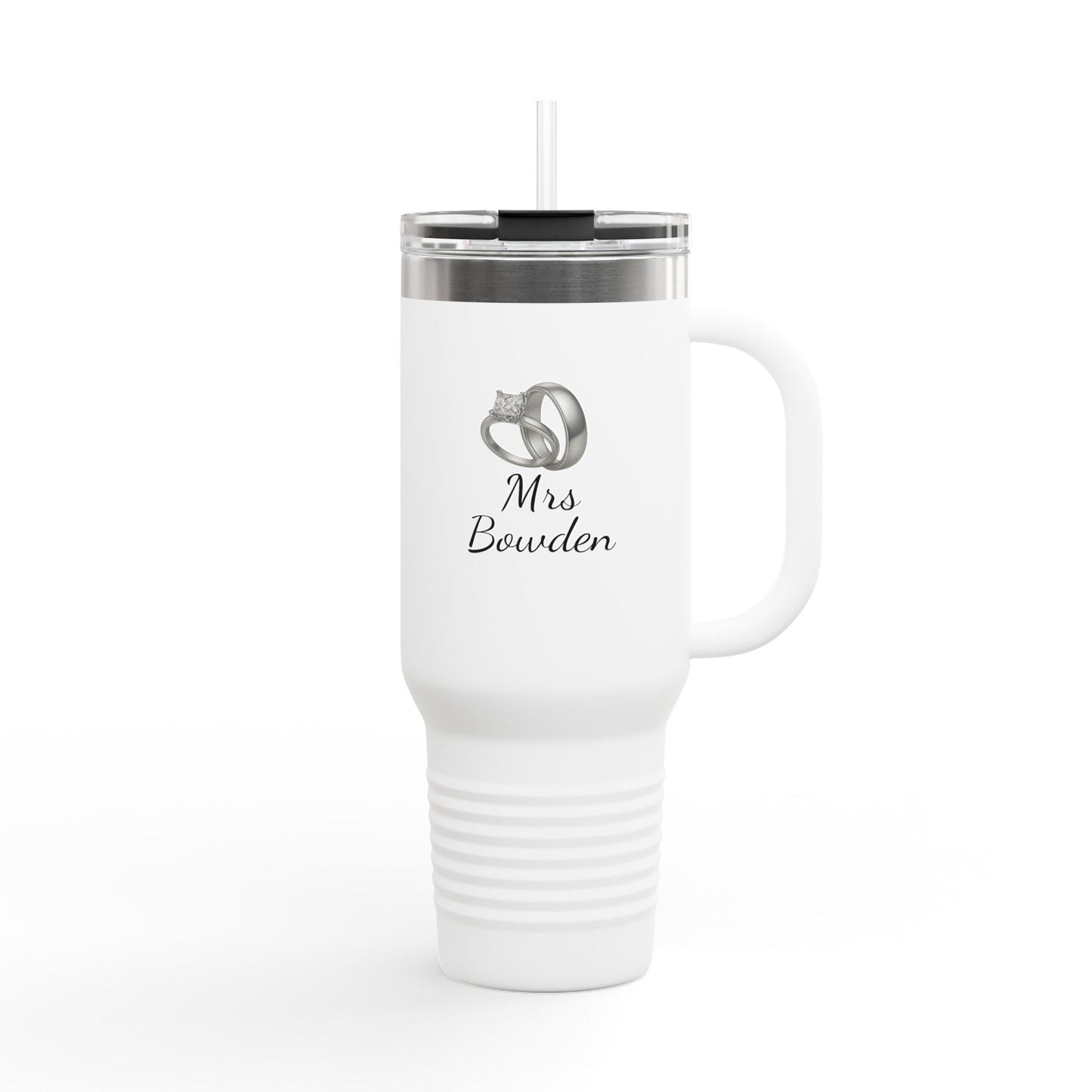 Nuptials Insulated Travel Mug, 40oz (Personalization Available)