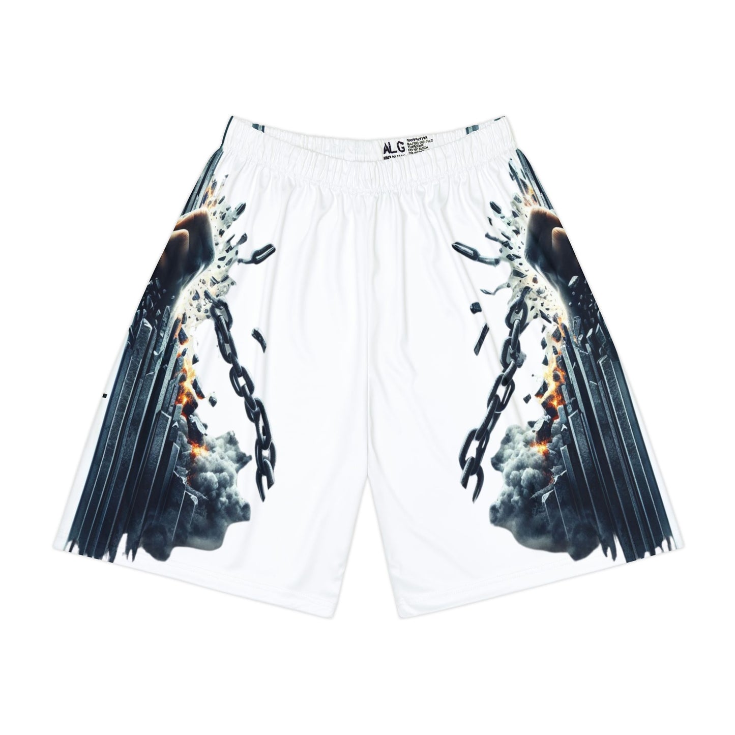 CRUSH IT! - Men’s Sports Shorts - White