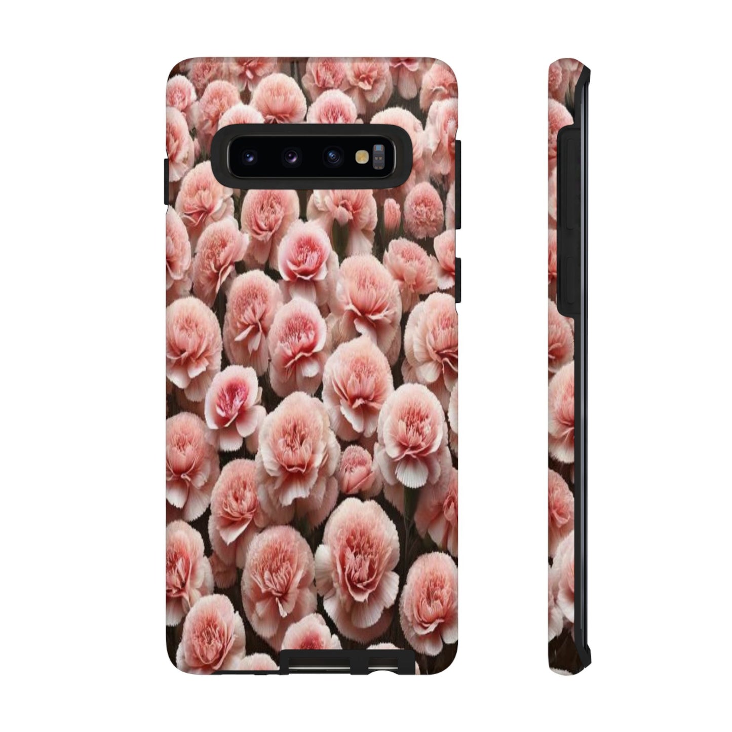 Pink Carnations - Durable Tough Phone Cases
