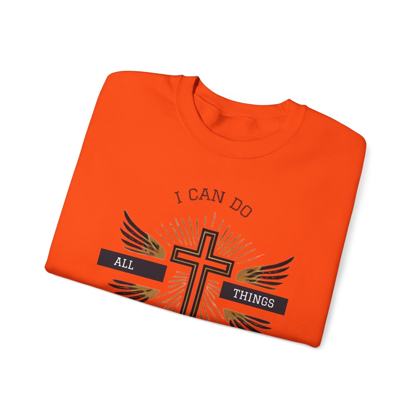 All Things Through Christ Unisex Heavy Blend™ Crewneck Sweatshirt