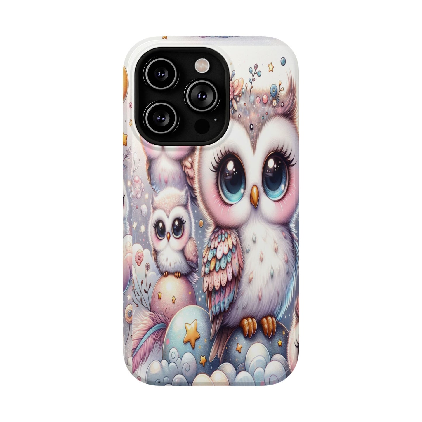 Cutesy Owl Impact-Resistant Phone Cases