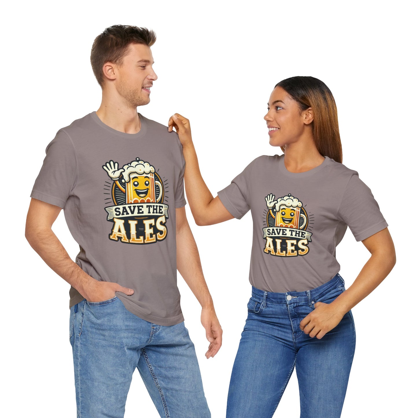 Save The Ales_V2 Unisex Jersey Short Sleeve Tee