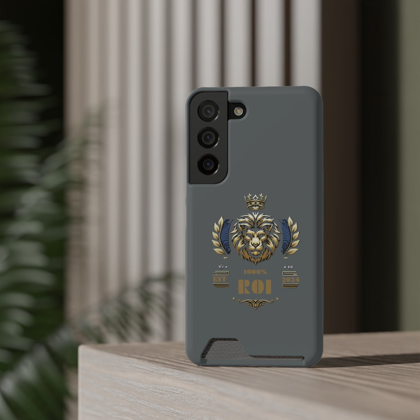 1000%ROI Phone Case With Card Holder (Compatible with iPhone 13, and Samsung Galaxy S21, S22 models)