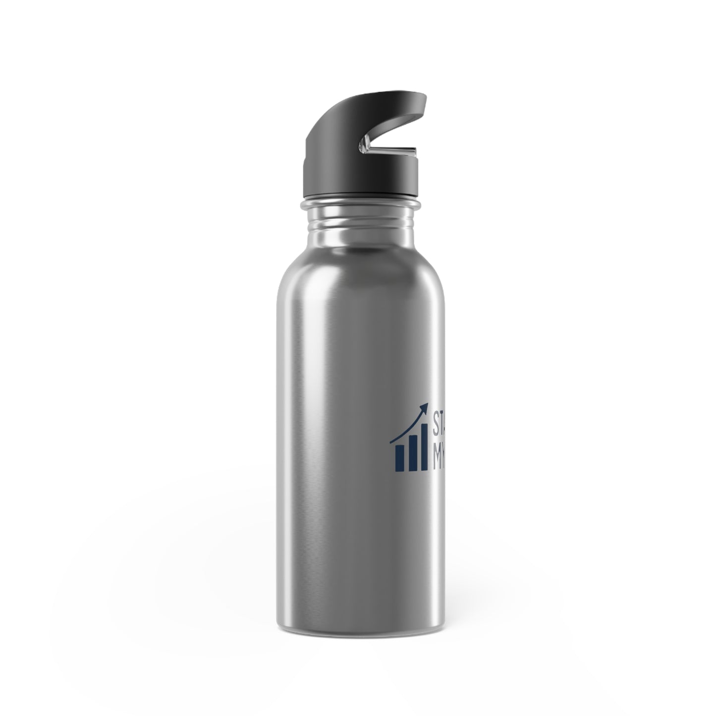 "Stacking My Skills" Inspirational Stainless Steel Water Bottle, Motivational Travel Mug,