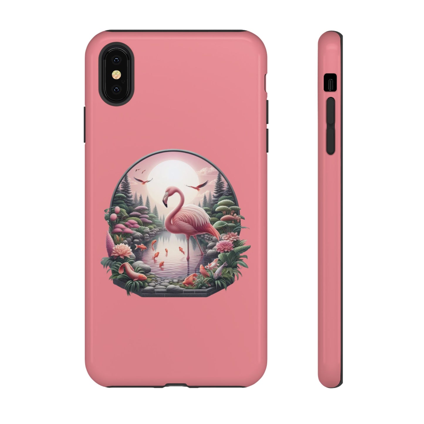 Pink Flamingo - iPhone Tough Phone Case