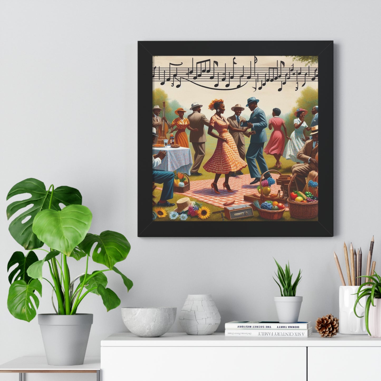 When I Move U Move -  Unique Wall Art - Framed Vertical Poster