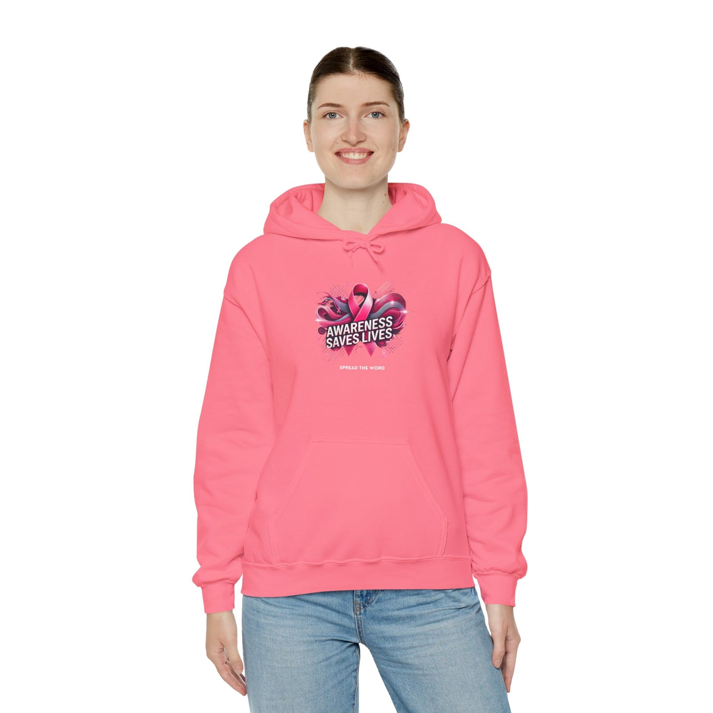 Breast Cancer Awareness Unisex Heavy Blend™ Hooded Sweatshirt