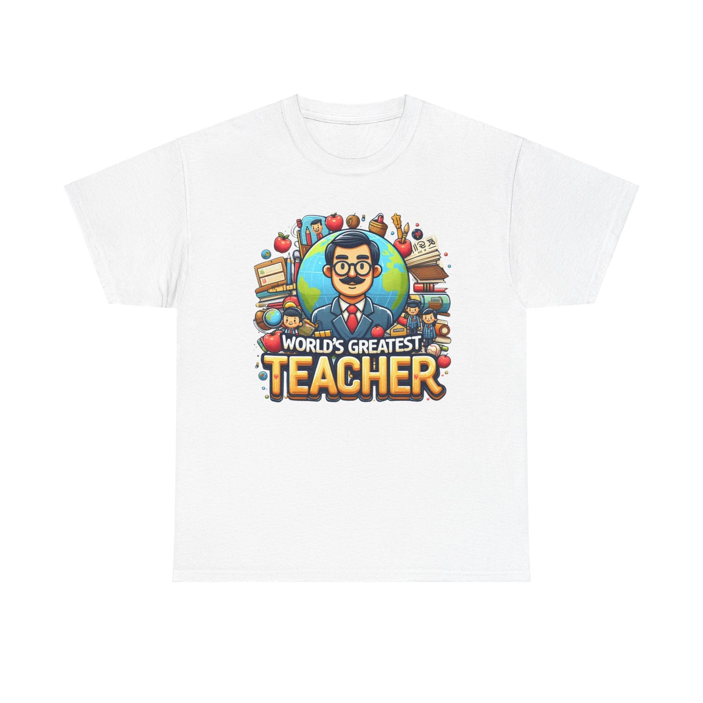 World's Greatest Teacher - Unisex Heavy Cotton Tee (G1)