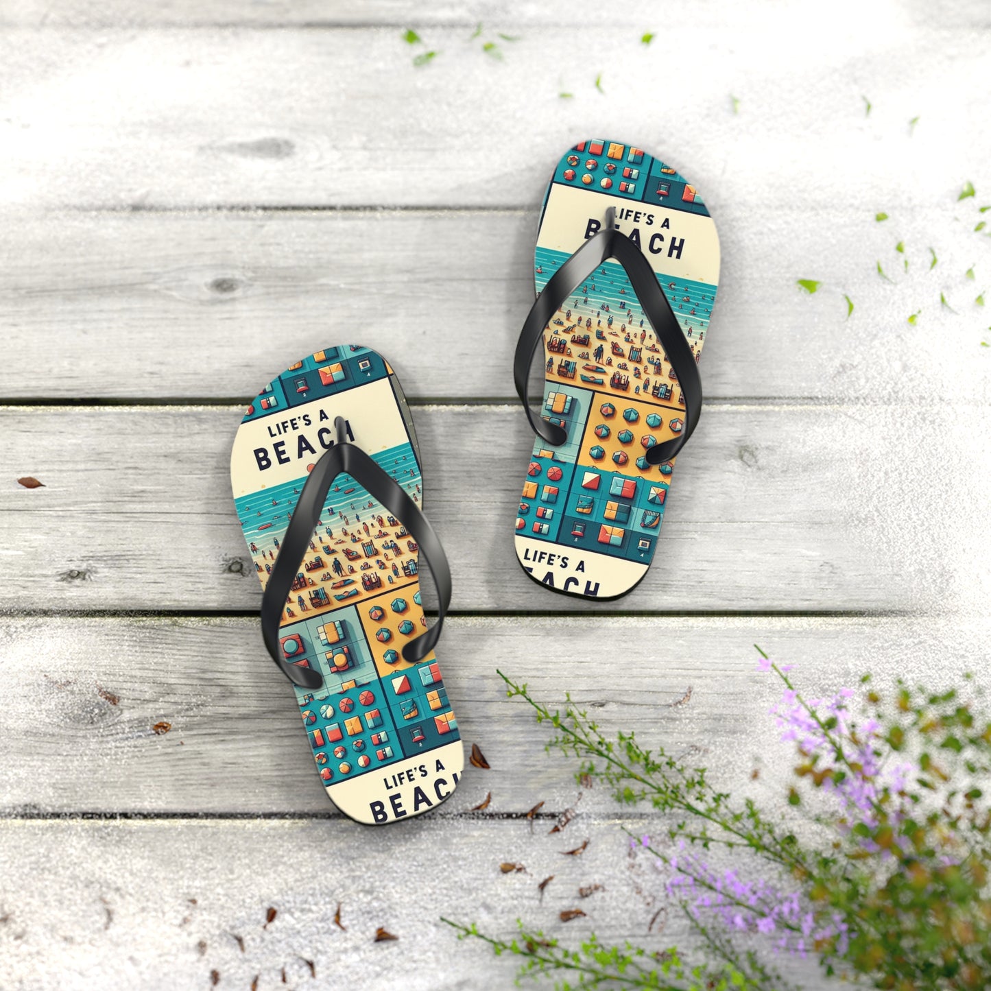 Life's A Beach Flip Flops