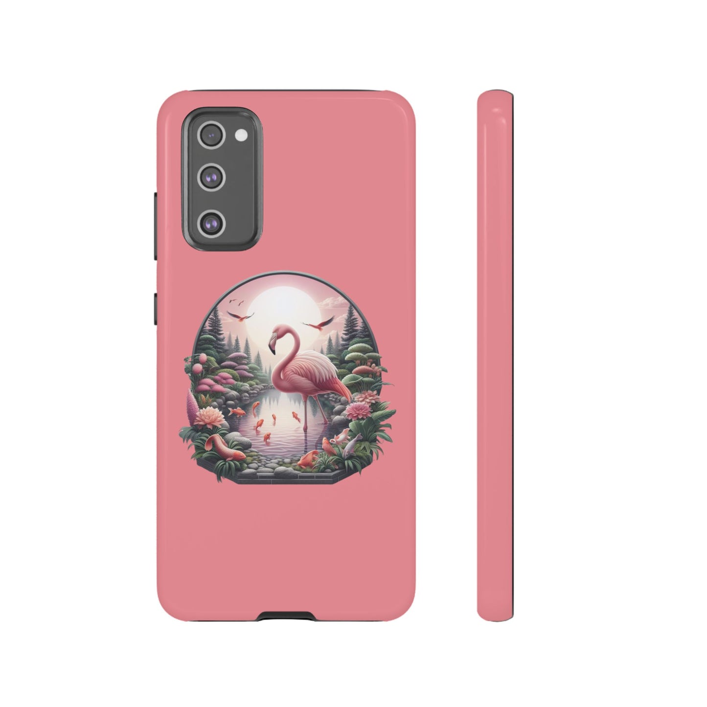 Pink Flamingo - iPhone Tough Phone Case