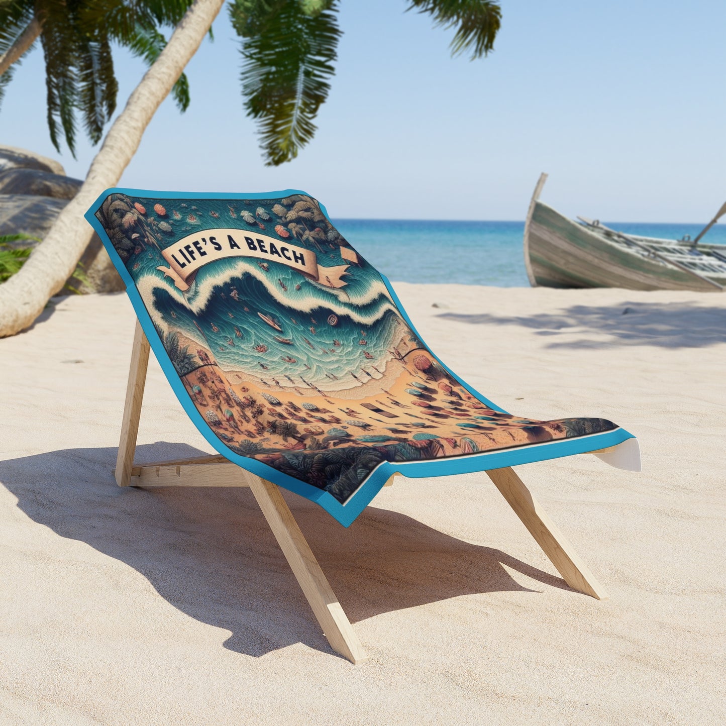 Life's A Beach - Beach Towel