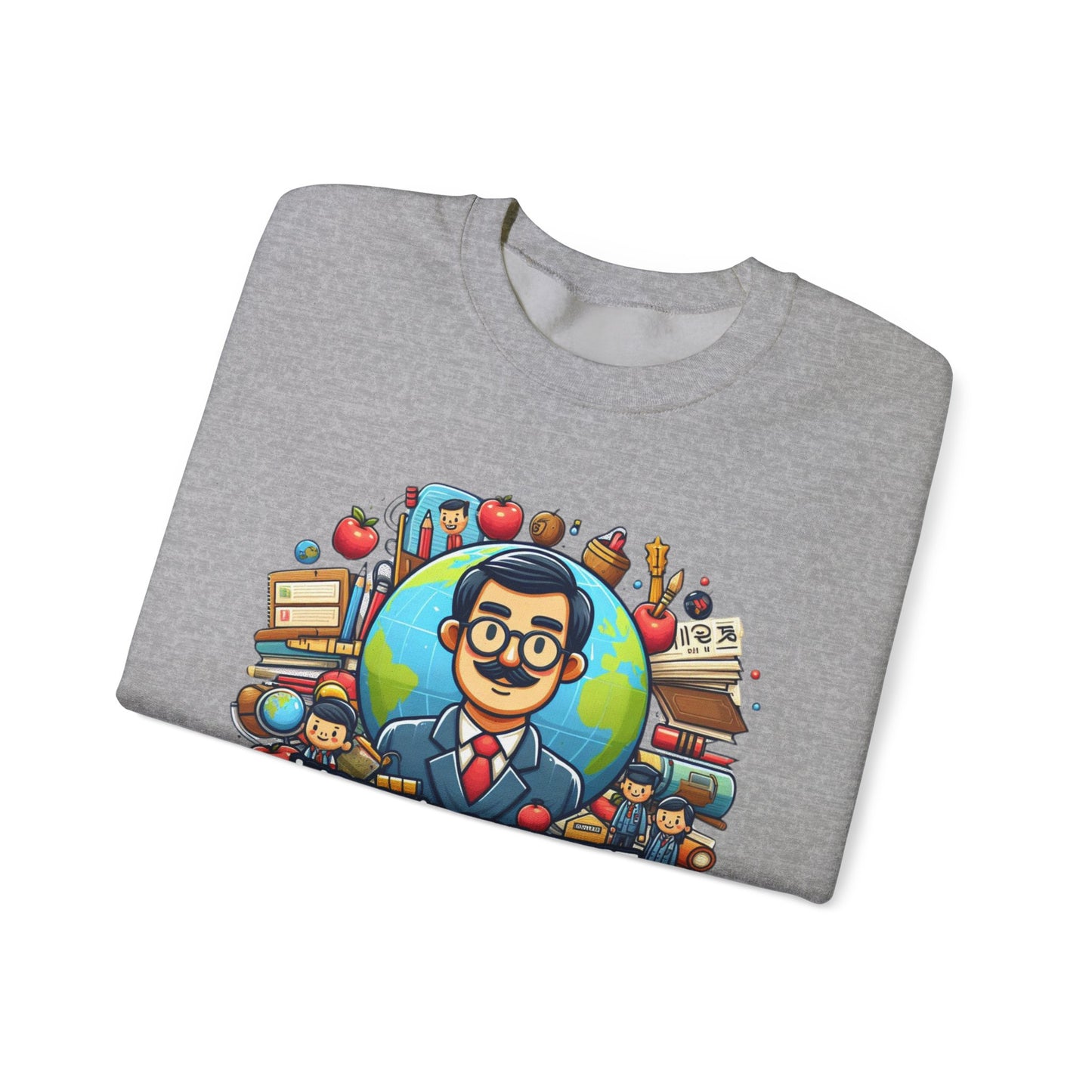 World's Greatest Teacher - Unisex Heavy Blend™ Crewneck Sweatshirt (G1)