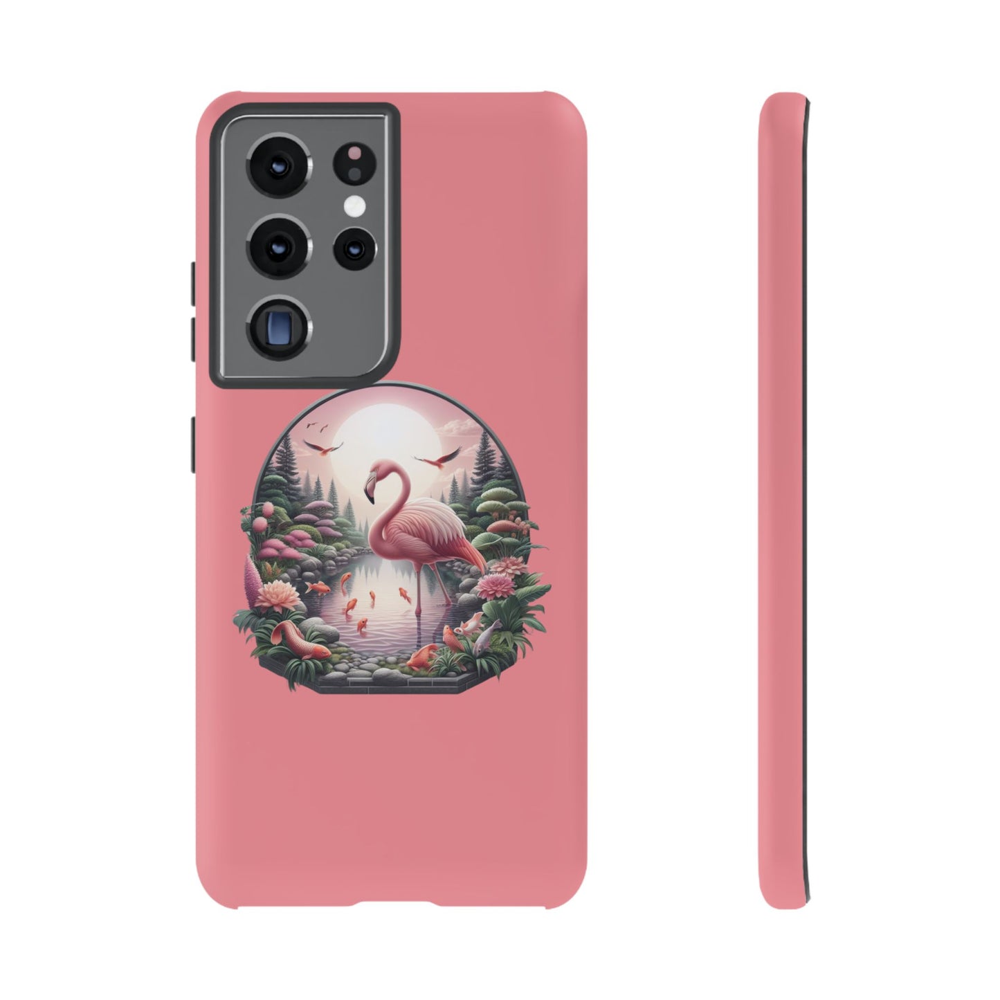 Pink Flamingo - iPhone Tough Phone Case