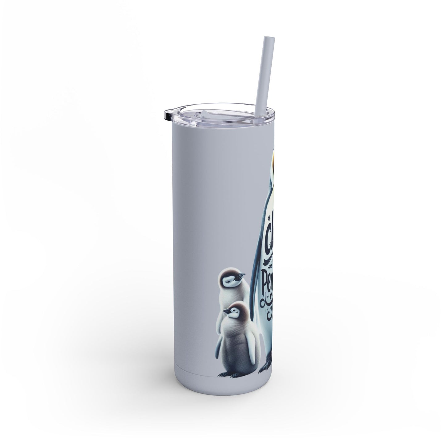 Chill With Penguins 20oz Maars Maker Skinny Matte Tumbler