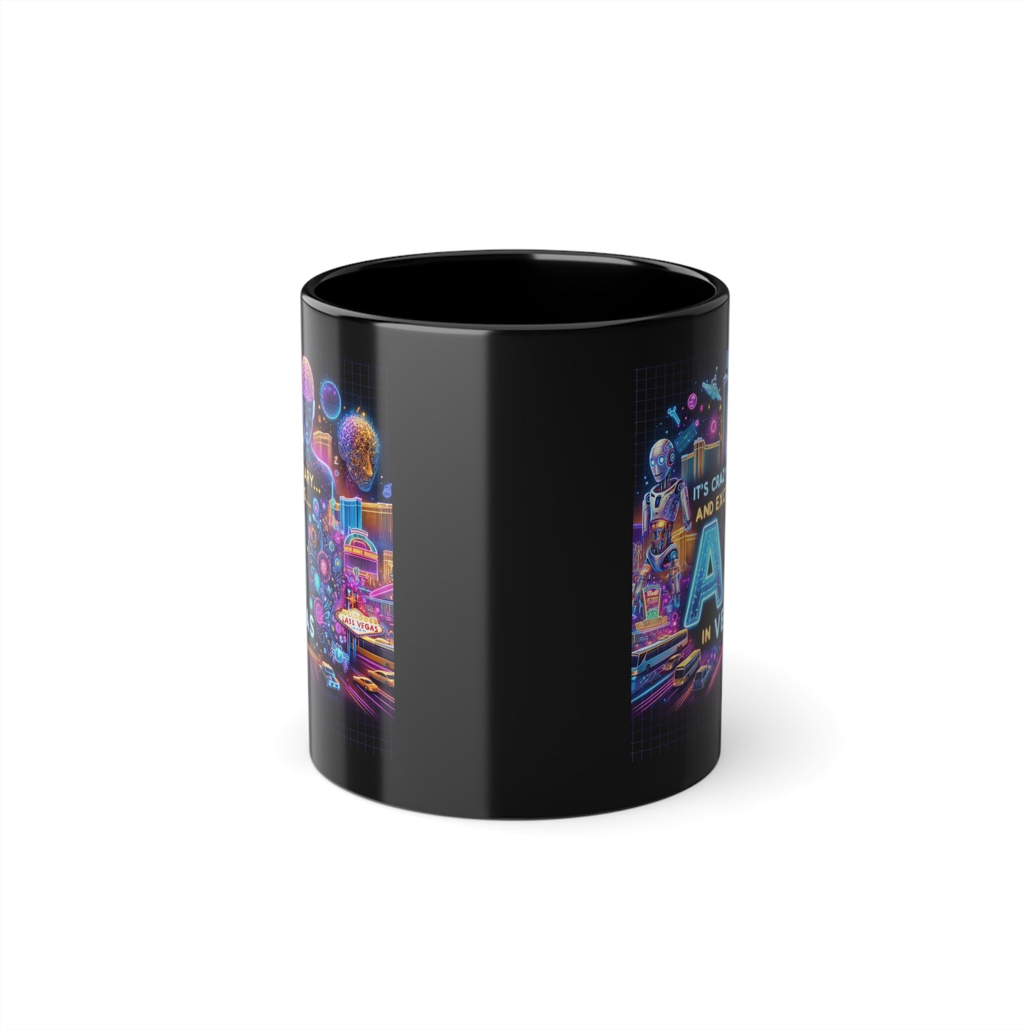 Welcome To AI In Vegas - 11oz Black Coffee Cup