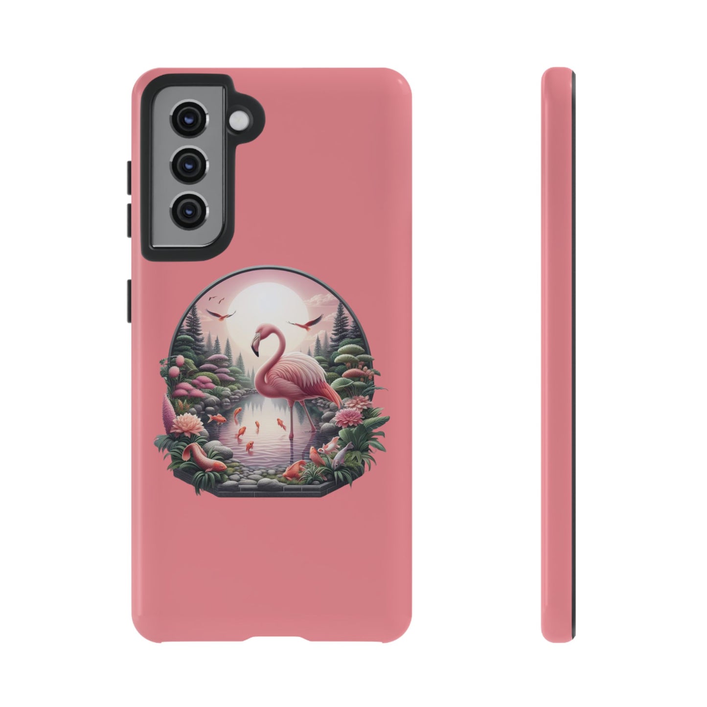 Pink Flamingo - iPhone Tough Phone Case