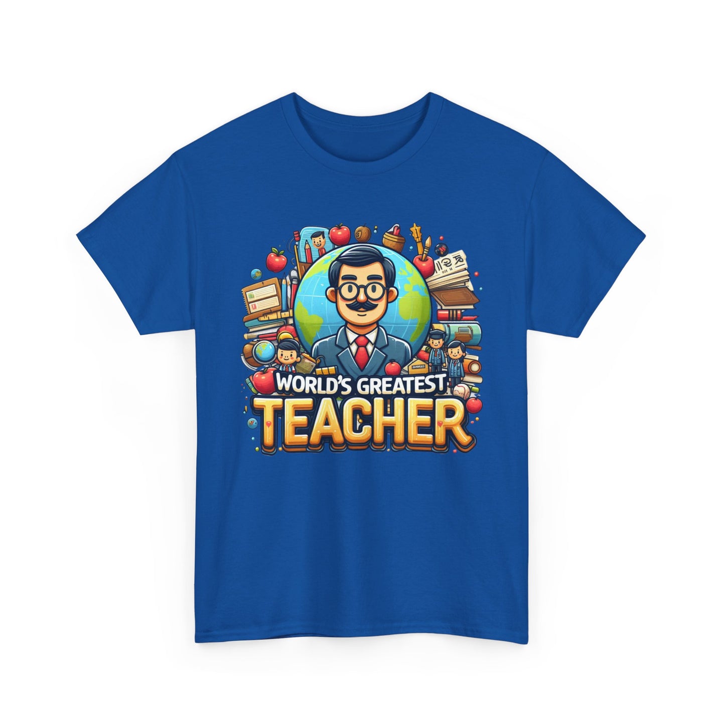 World's Greatest Teacher - Unisex Heavy Cotton Tee (G1)