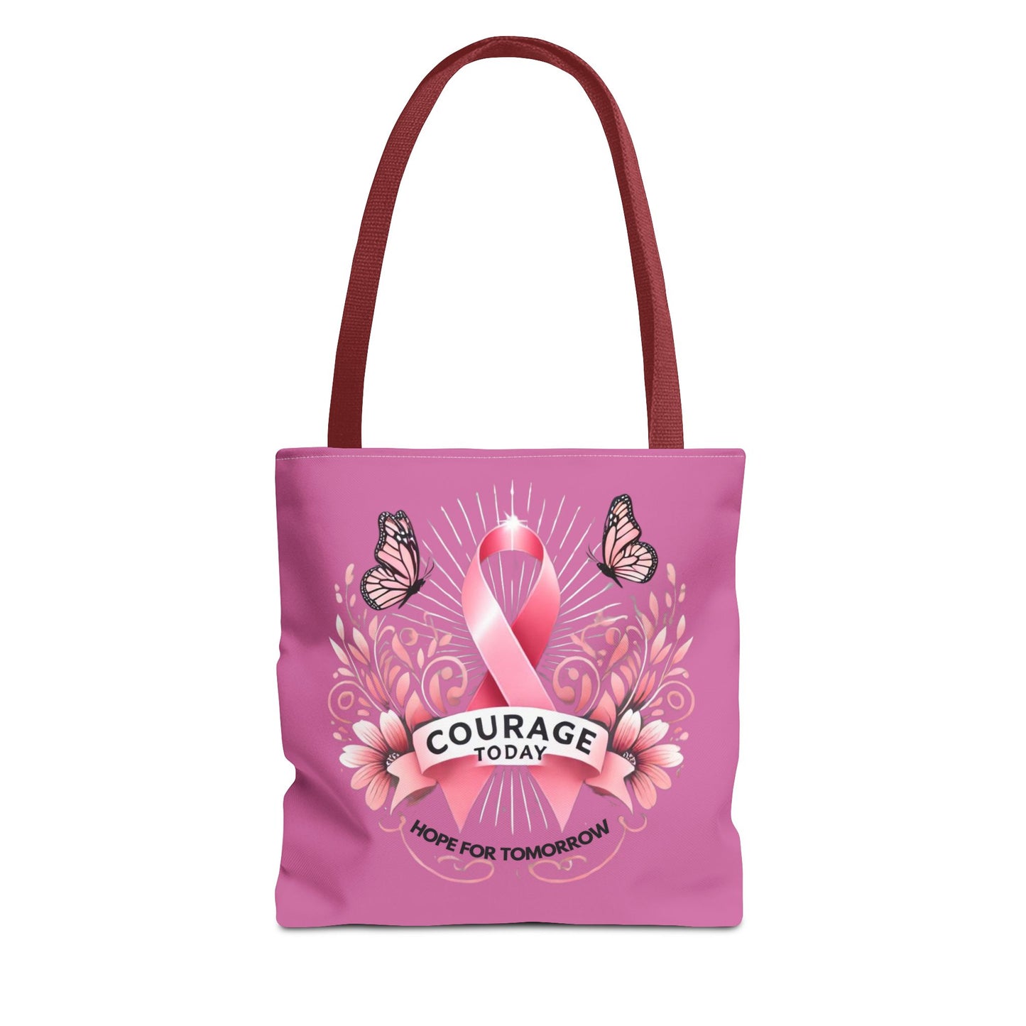 Courage Today... Breast Cancer Awareness Tote Bag