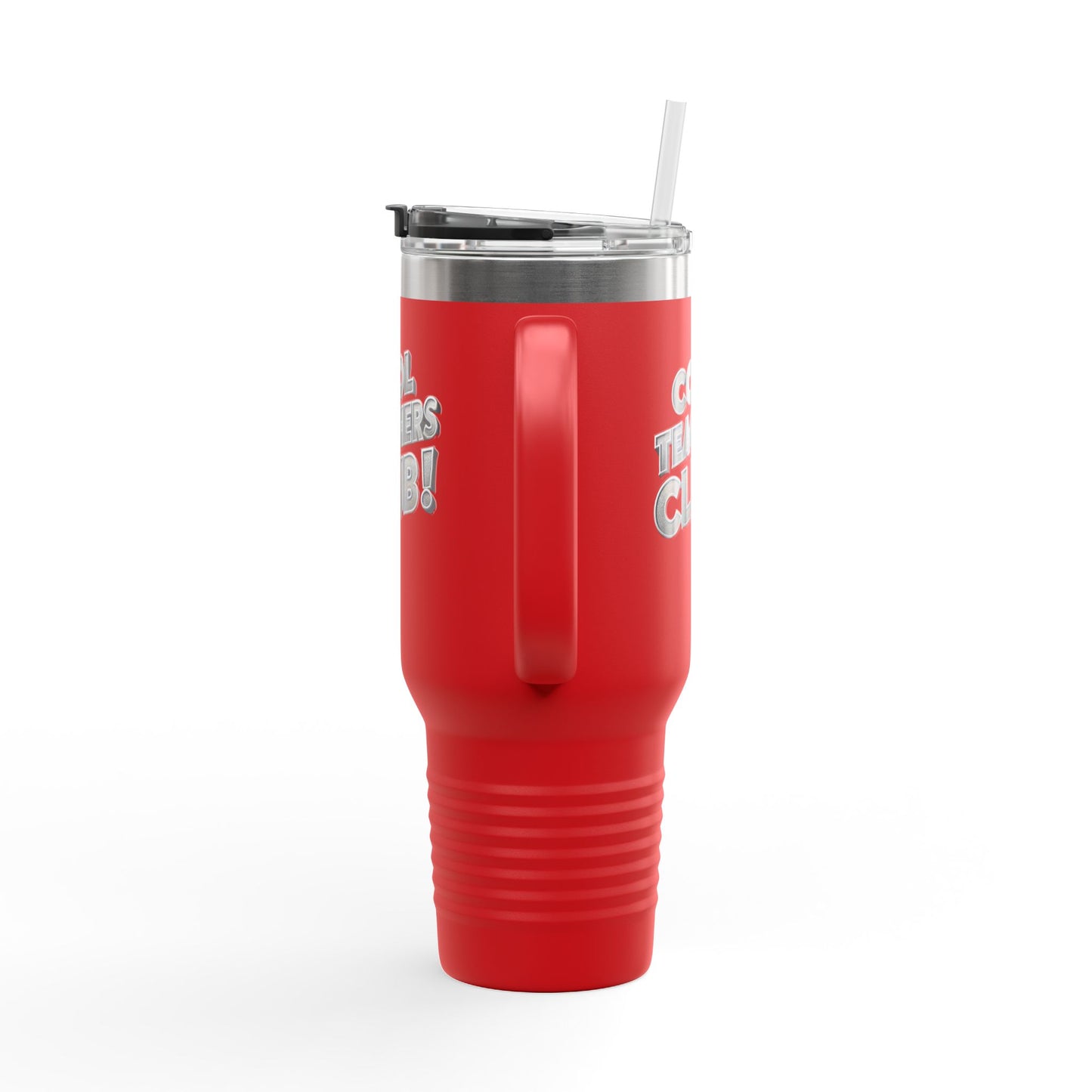 Cool Teacher's Club, Spill-proof, 40oz Stainless Steel Insulated Travel Mug