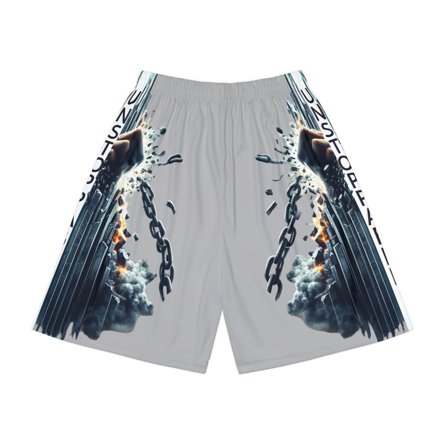 UNSTOPPABLE Men’s Sports Shorts - Light Grey