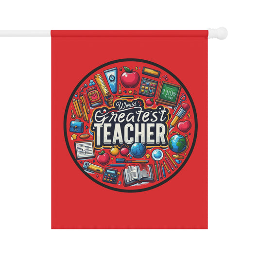 World's Greatest Teacher - Garden & House Banner (G2)