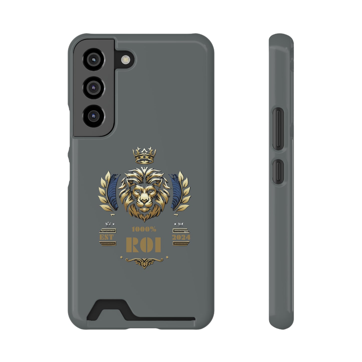 1000%ROI Phone Case With Card Holder (Compatible with iPhone 13, and Samsung Galaxy S21, S22 models)