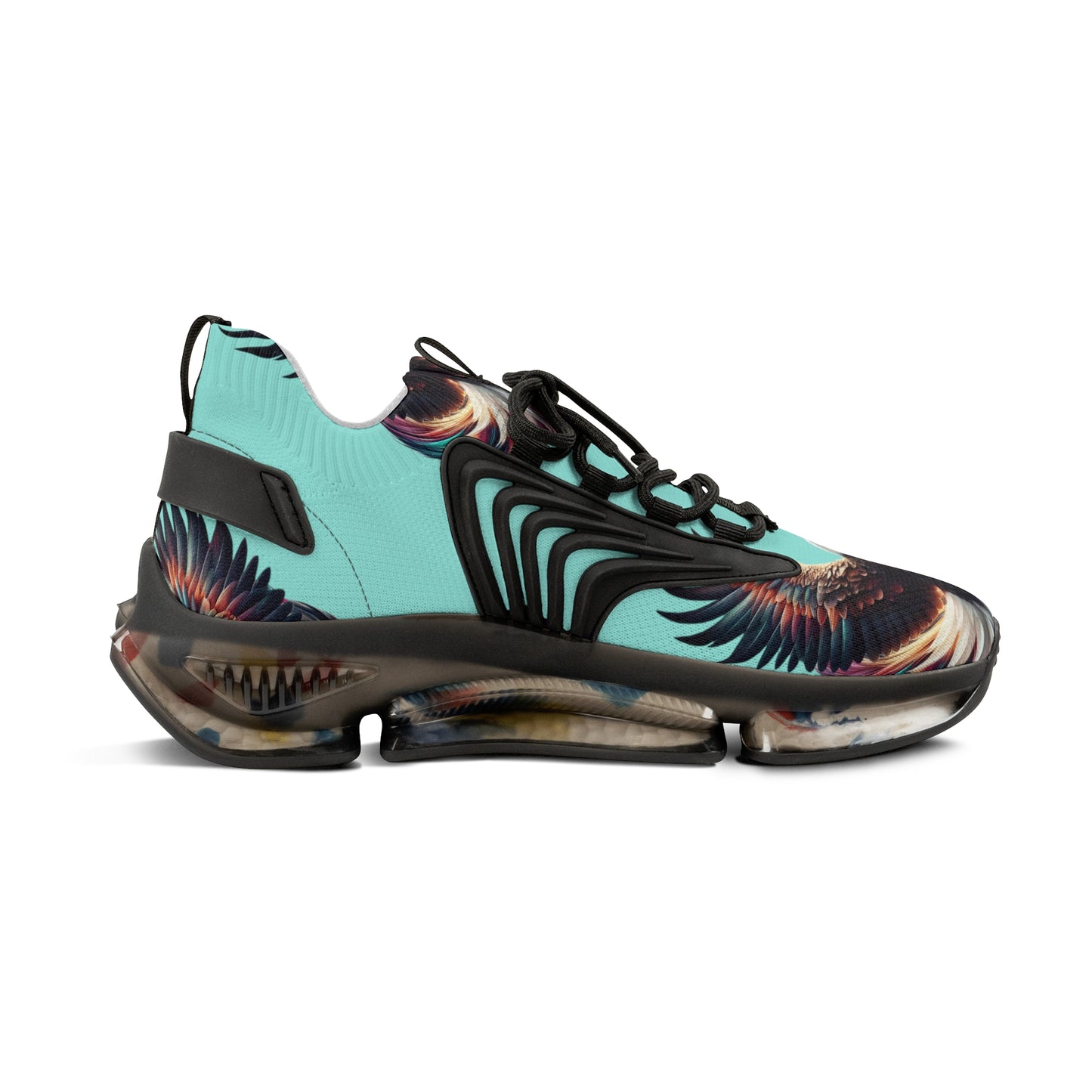 Pristine Eagle - Blue Wraparound - Men's Mesh Sneakers