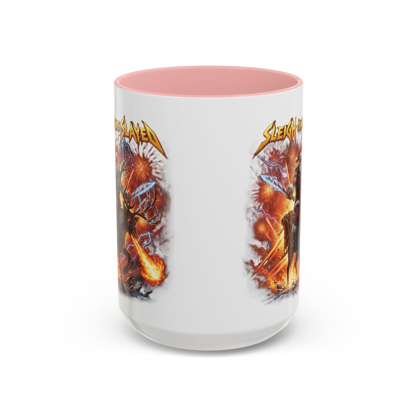 "Sleigh or Be Slayed" Mug | Ceramic Coffee Cup | Holiday Mug