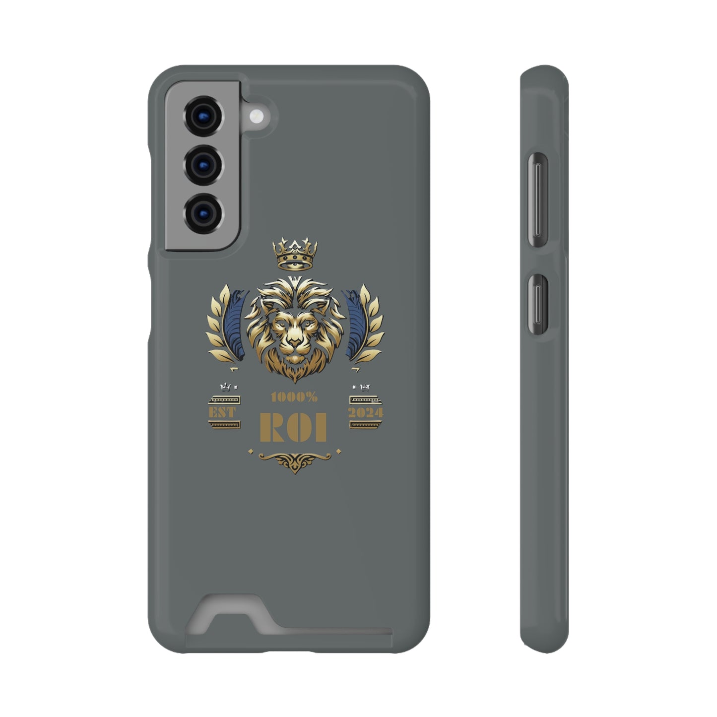 1000%ROI Phone Case With Card Holder (Compatible with iPhone 13, and Samsung Galaxy S21, S22 models)