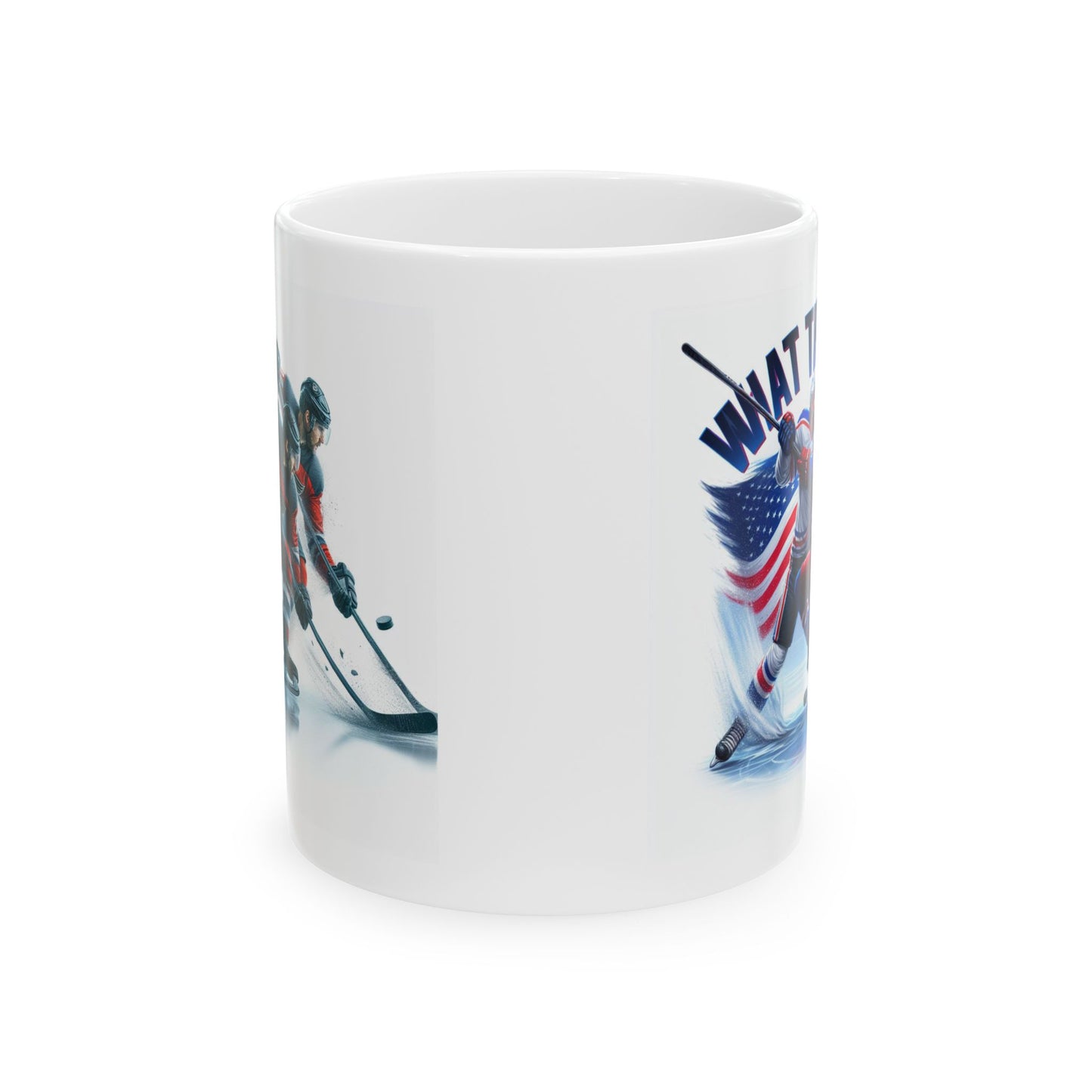 Hockey - What The Puck - Ceramic Mug, 11oz