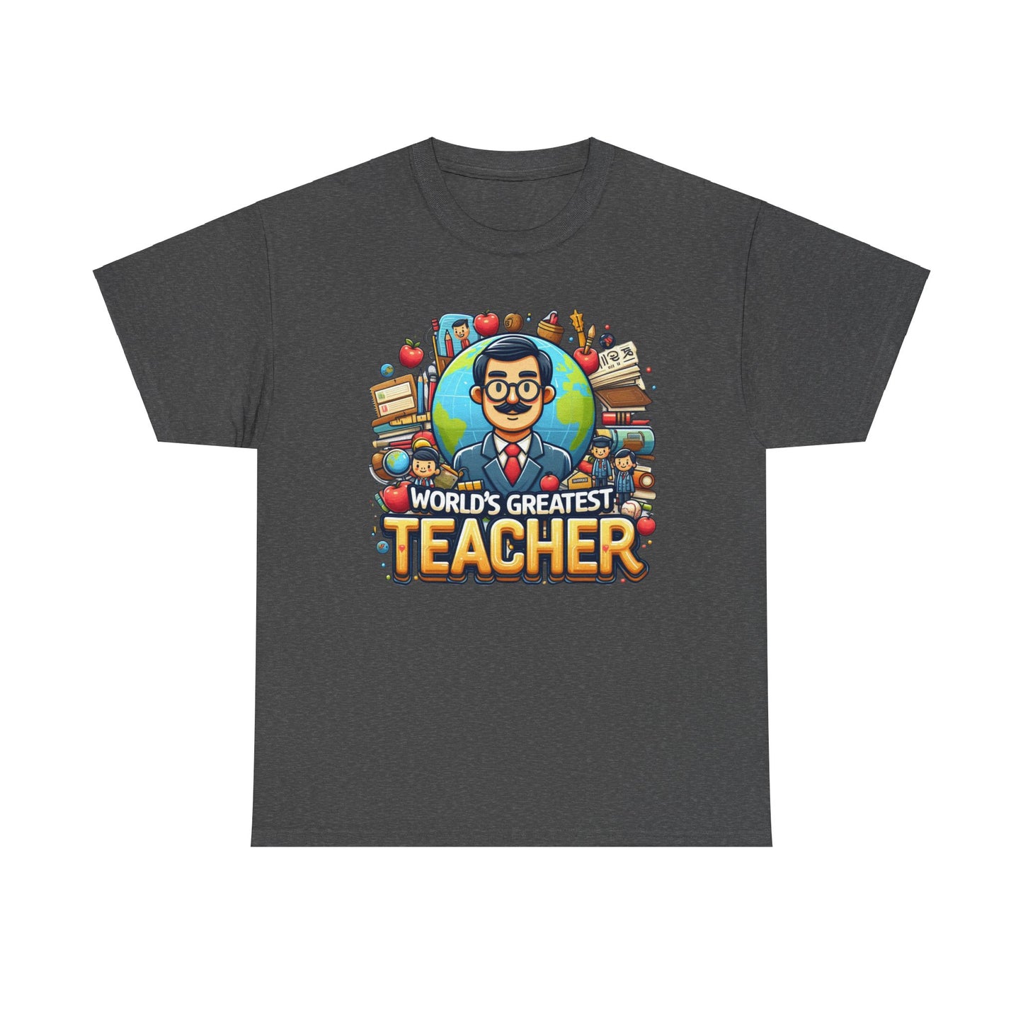 World's Greatest Teacher - Unisex Heavy Cotton Tee (G1)