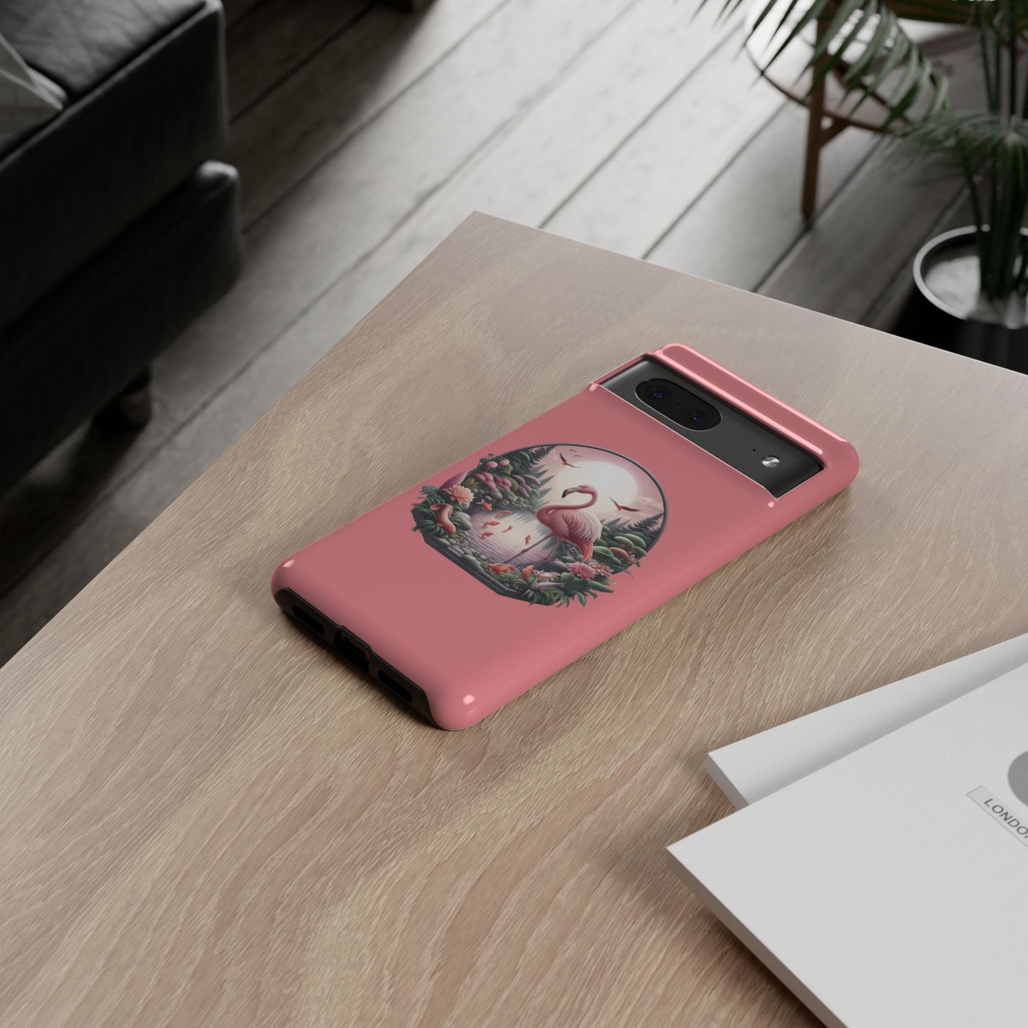 Pink Flamingo - iPhone Tough Phone Case