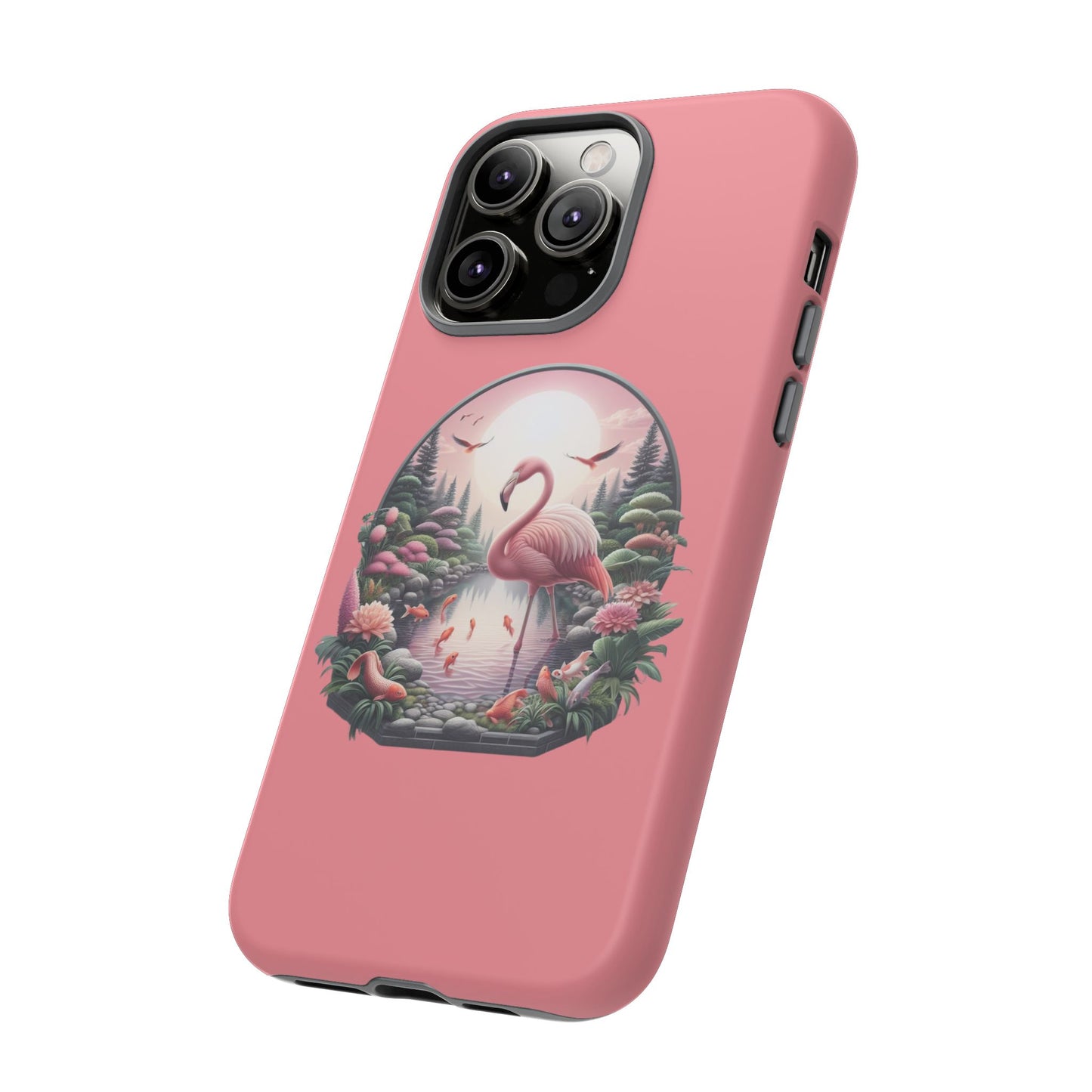 Pink Flamingo - iPhone Tough Phone Case