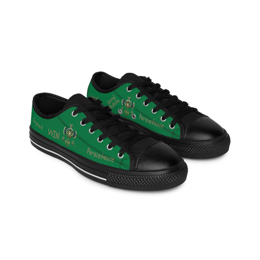 1000%ROI Motivational Men's Sneakers In Green