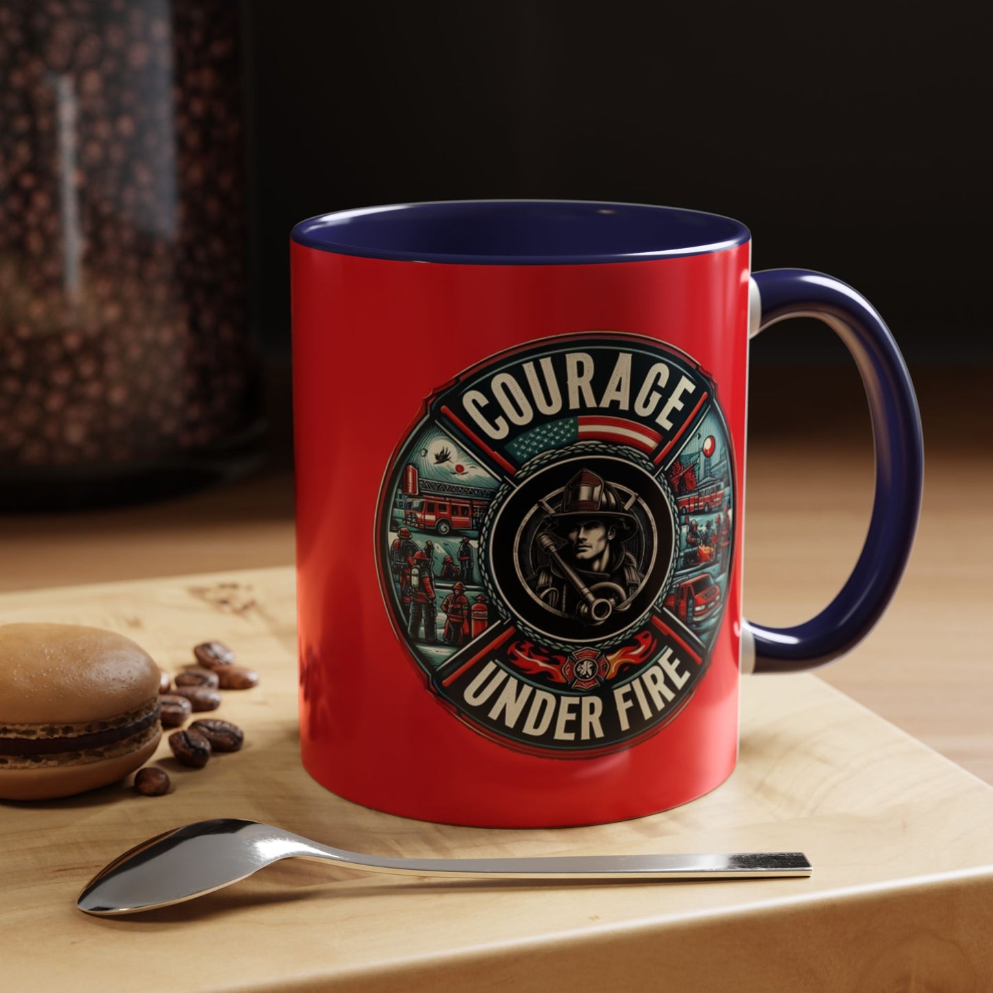 Courage Under Fire - 11oz, 15oz Coffee Mug