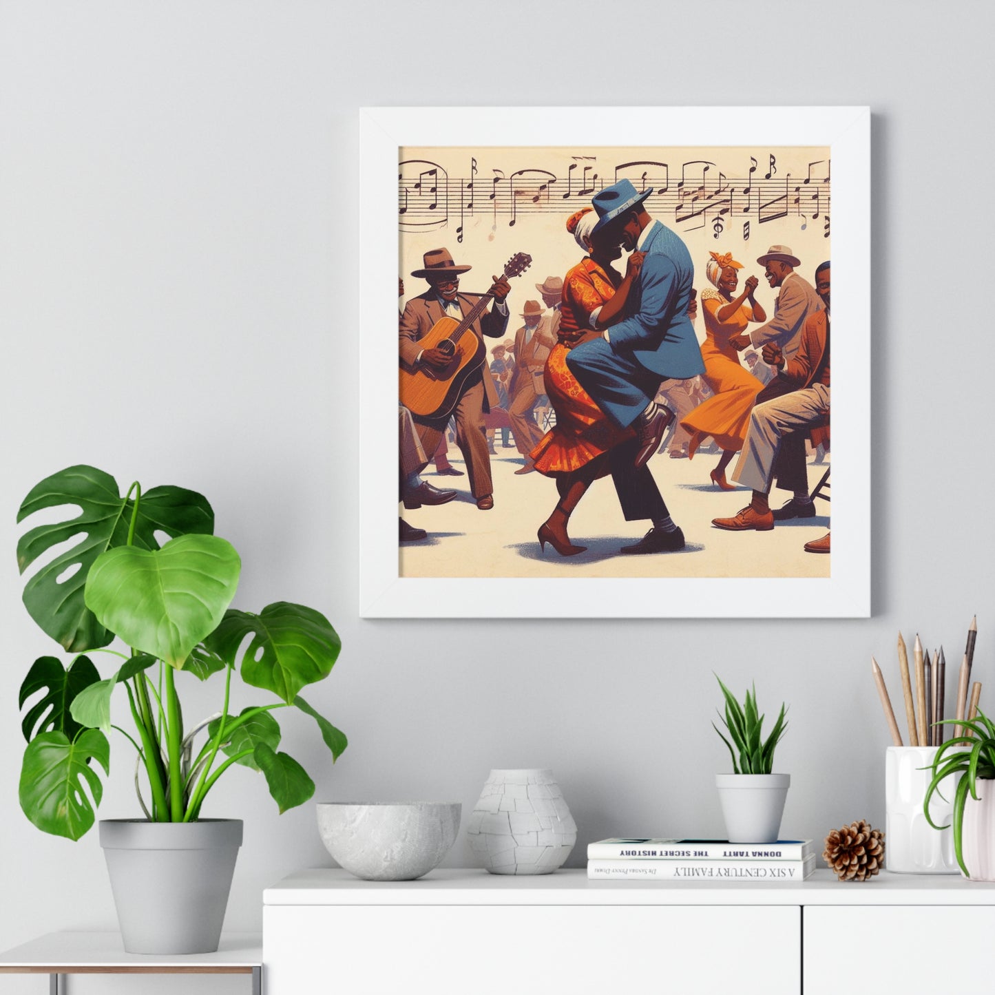 Baby Hold On To Me -  Unique Wall Art - Framed Vertical Poster