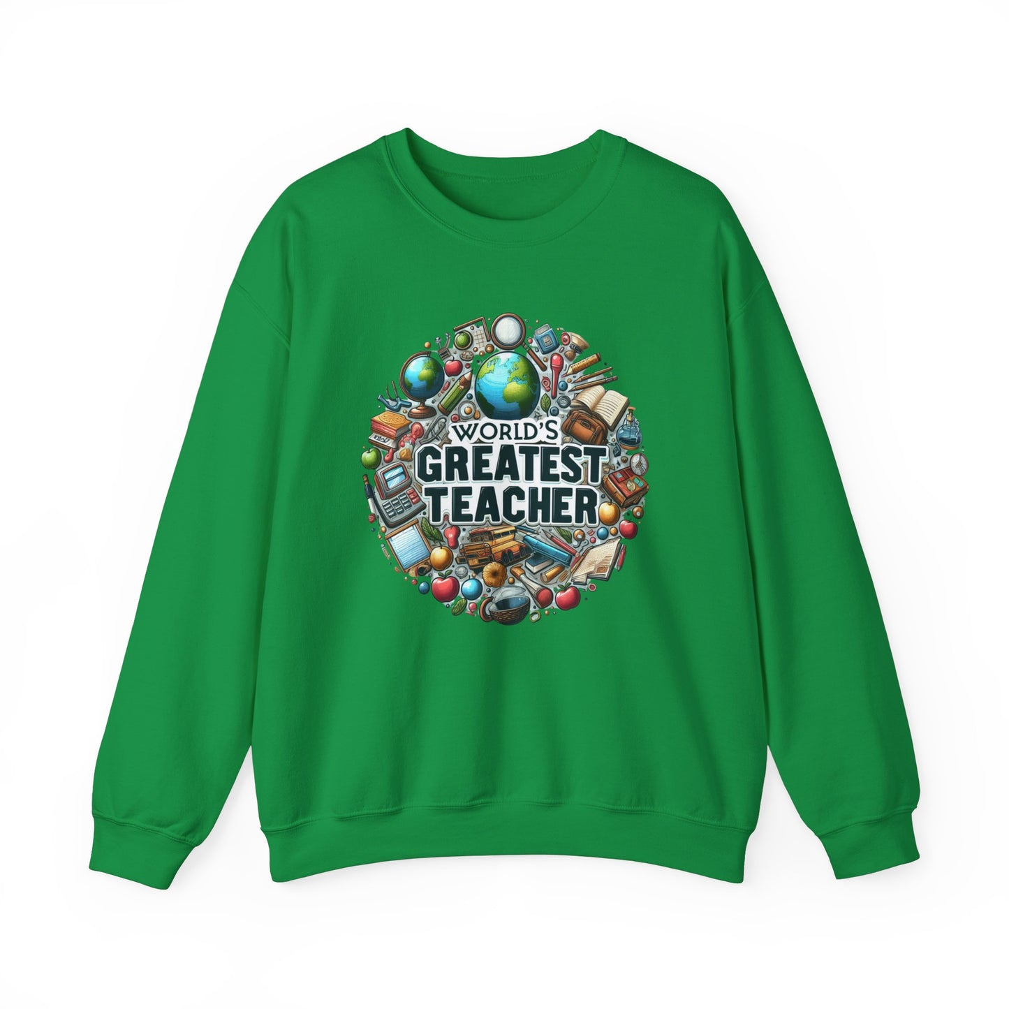World's Greatest Teacher - Unisex Heavy Blend™ Crewneck Sweatshirt (G3)