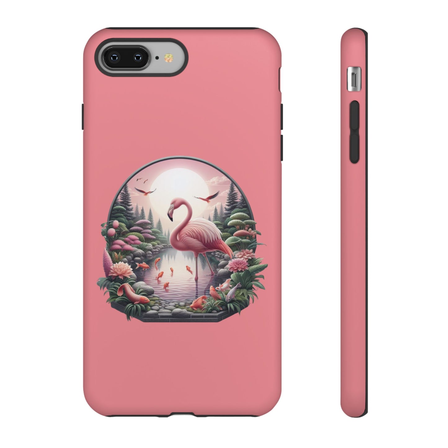 Pink Flamingo - iPhone Tough Phone Case