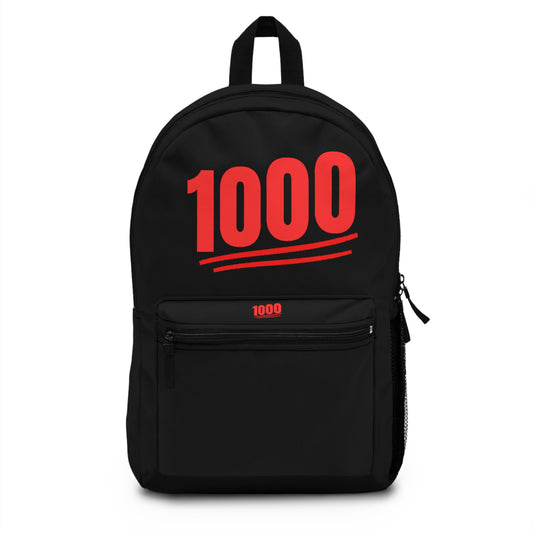 1000, Leaps Above 100, Black Confirmation Backpack